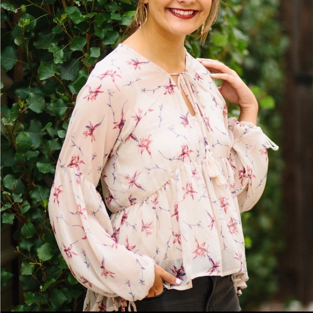Blush Noir feminine blouse (size L)